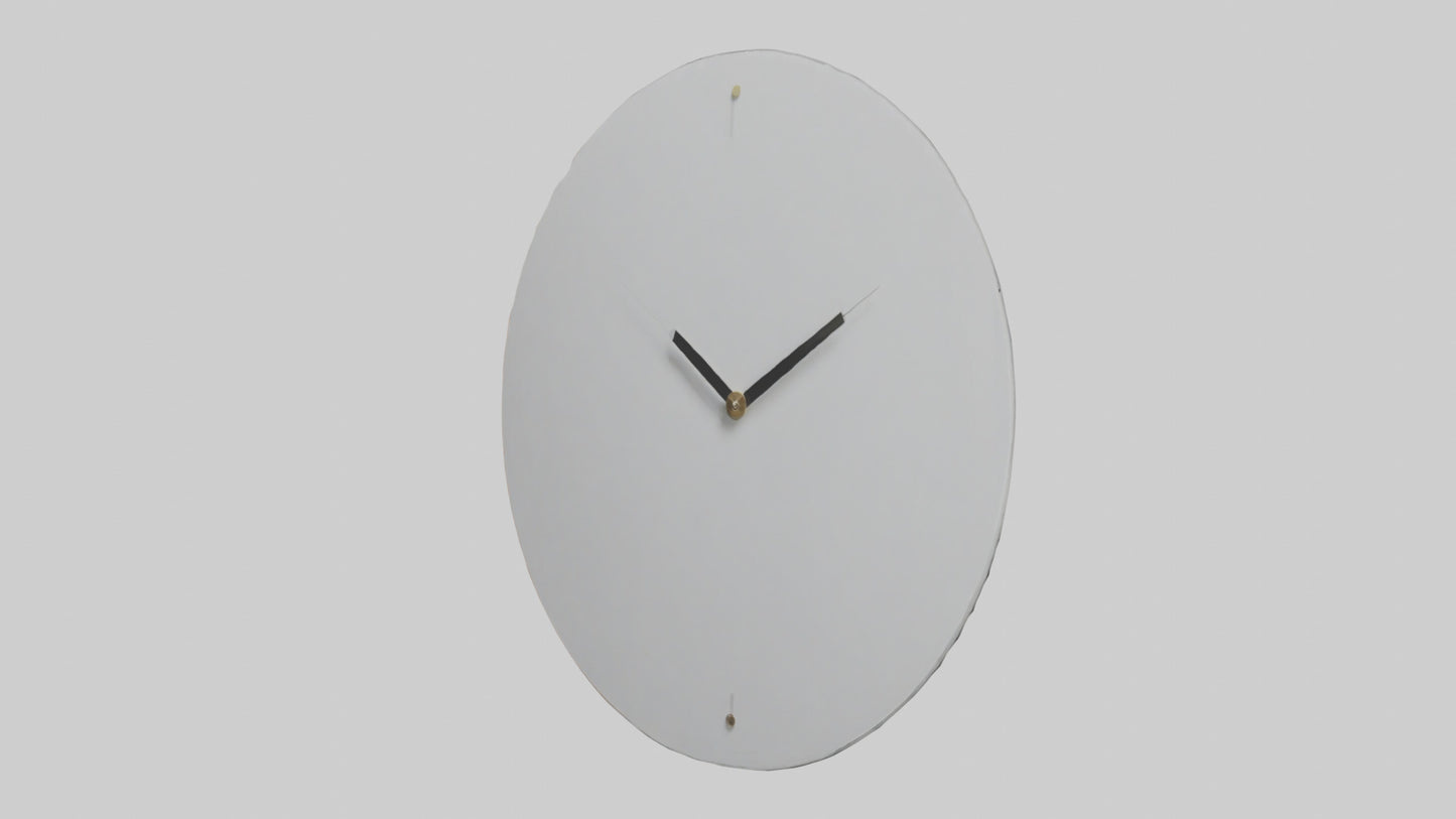 Frameless Modern Wall Clock model 3D model