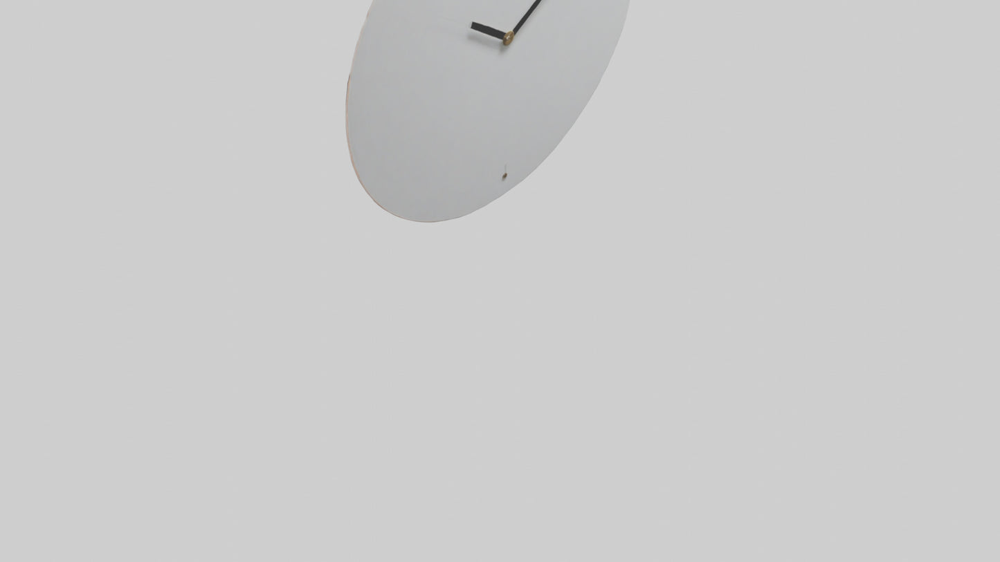 Frameless Modern Wall Clock model 3D model