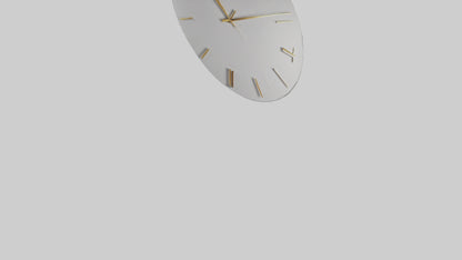 Frameless Modern Wall Clock model 3D model