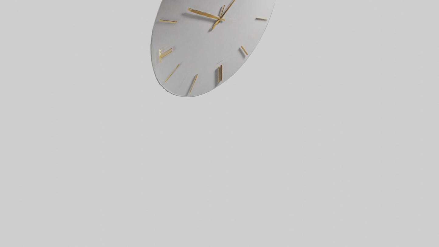 Frameless Modern Wall Clock model 3D model