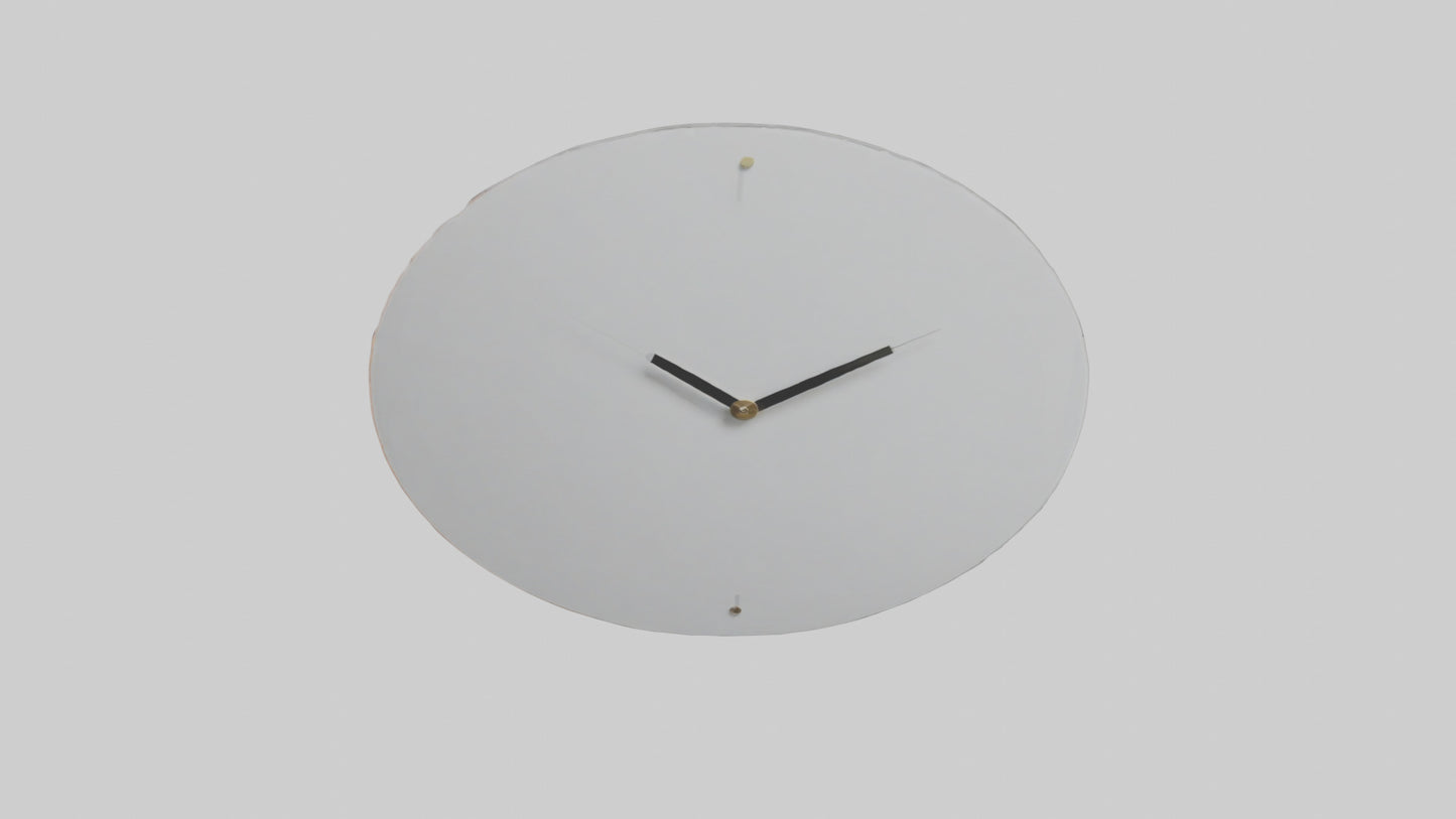 Frameless Modern Wall Clock model 3D model