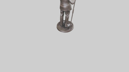 Frank Sinatra statue model 3D model