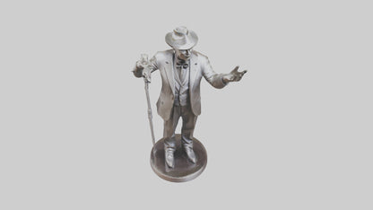 Frank Sinatra statue model 3D model