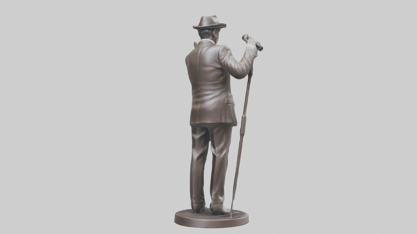 Frank Sinatra statue model 3D model