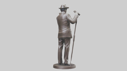 Frank Sinatra statue model 3D model