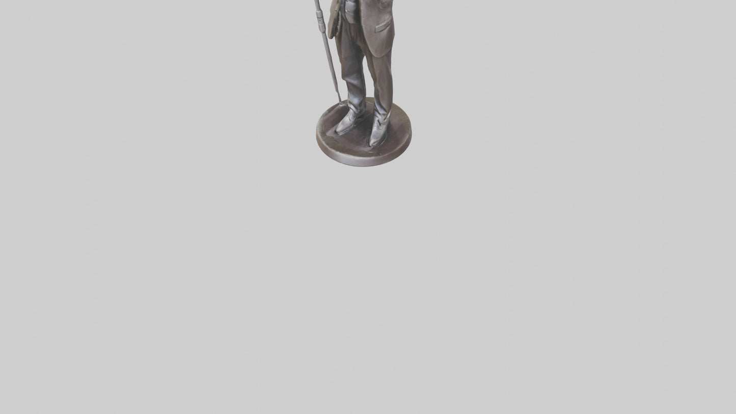 Frank Sinatra statue model 3D model