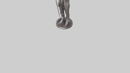 Frank Sinatra statue model 3D model
