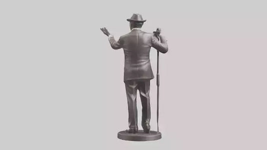 Frank Sinatra statue model 3D model