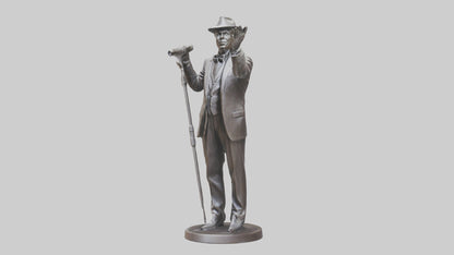 Frank Sinatra statue model 3D model