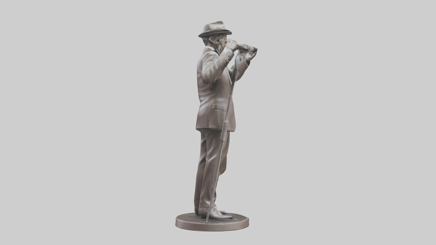 Frank Sinatra statue model 3D model