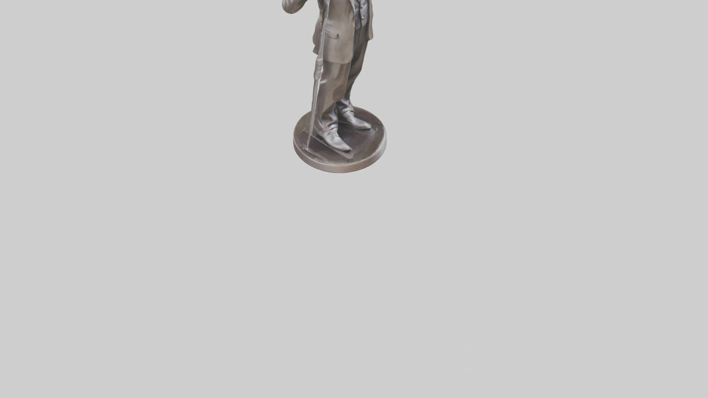 Frank Sinatra statue model 3D model