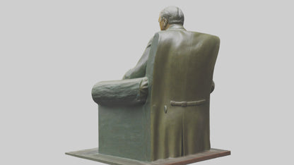 Franklin D Roosevelt statue model 3D model