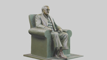 Franklin D Roosevelt statue model 3D model