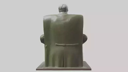 Franklin D Roosevelt statue model 3D model