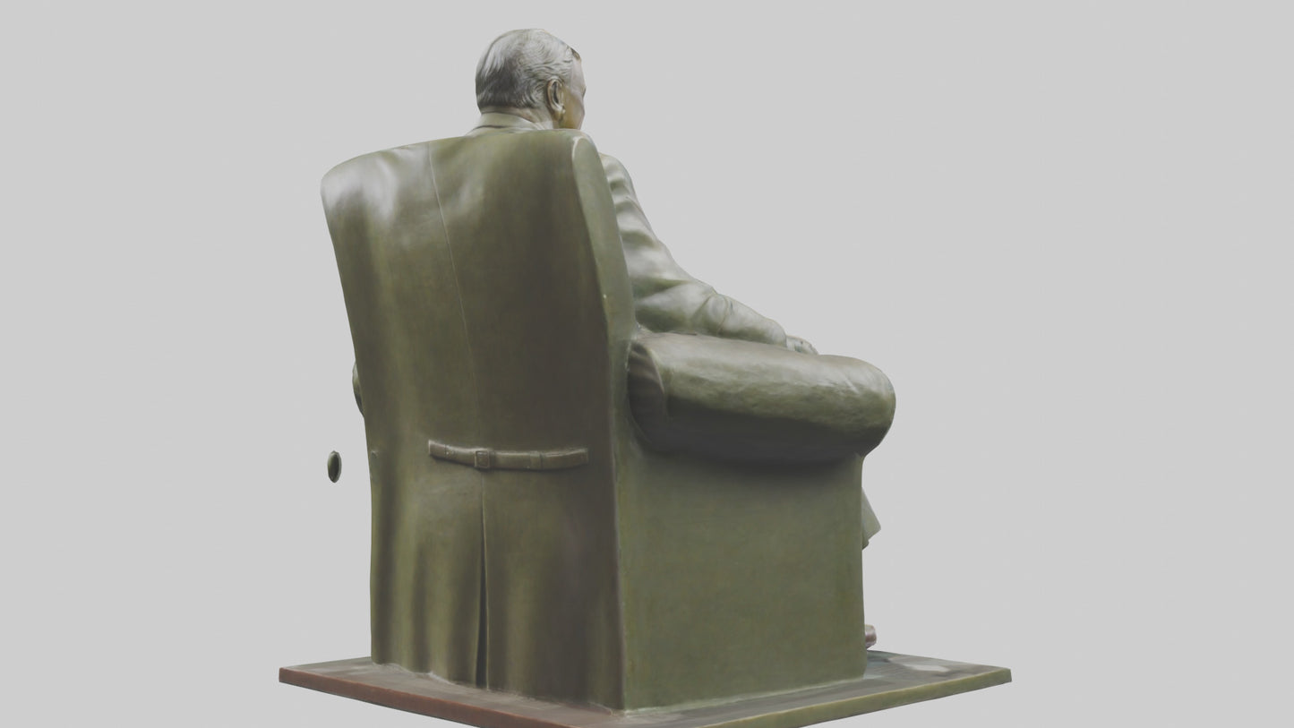 Franklin D Roosevelt statue model 3D model