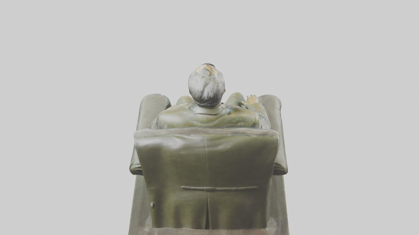 Franklin D Roosevelt statue model 3D model
