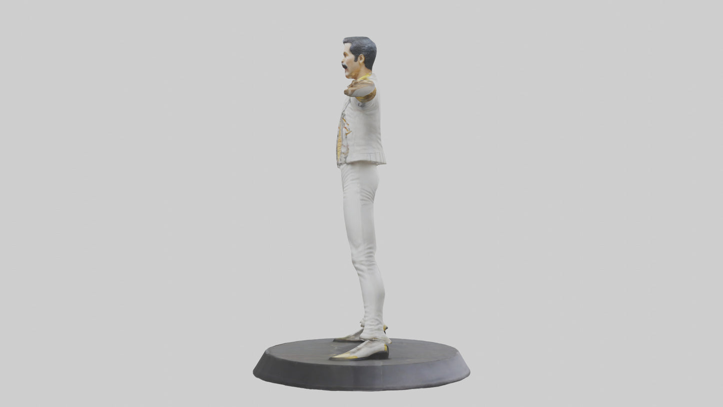 Freddie Mercury statue model 3D model