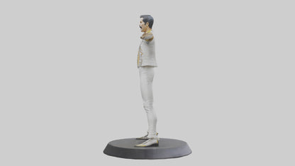 Freddie Mercury statue model 3D model