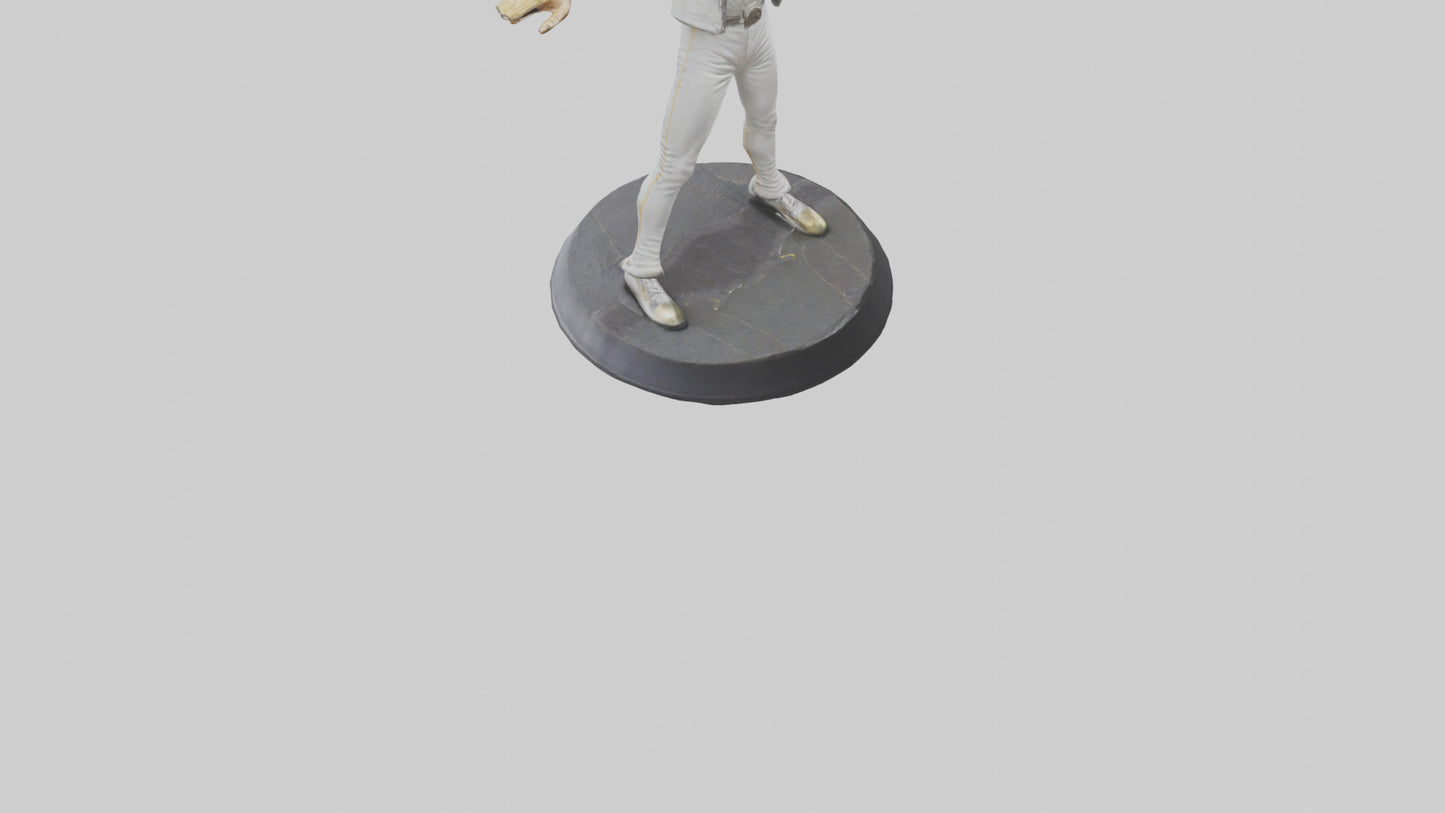 Freddie Mercury statue model 3D model