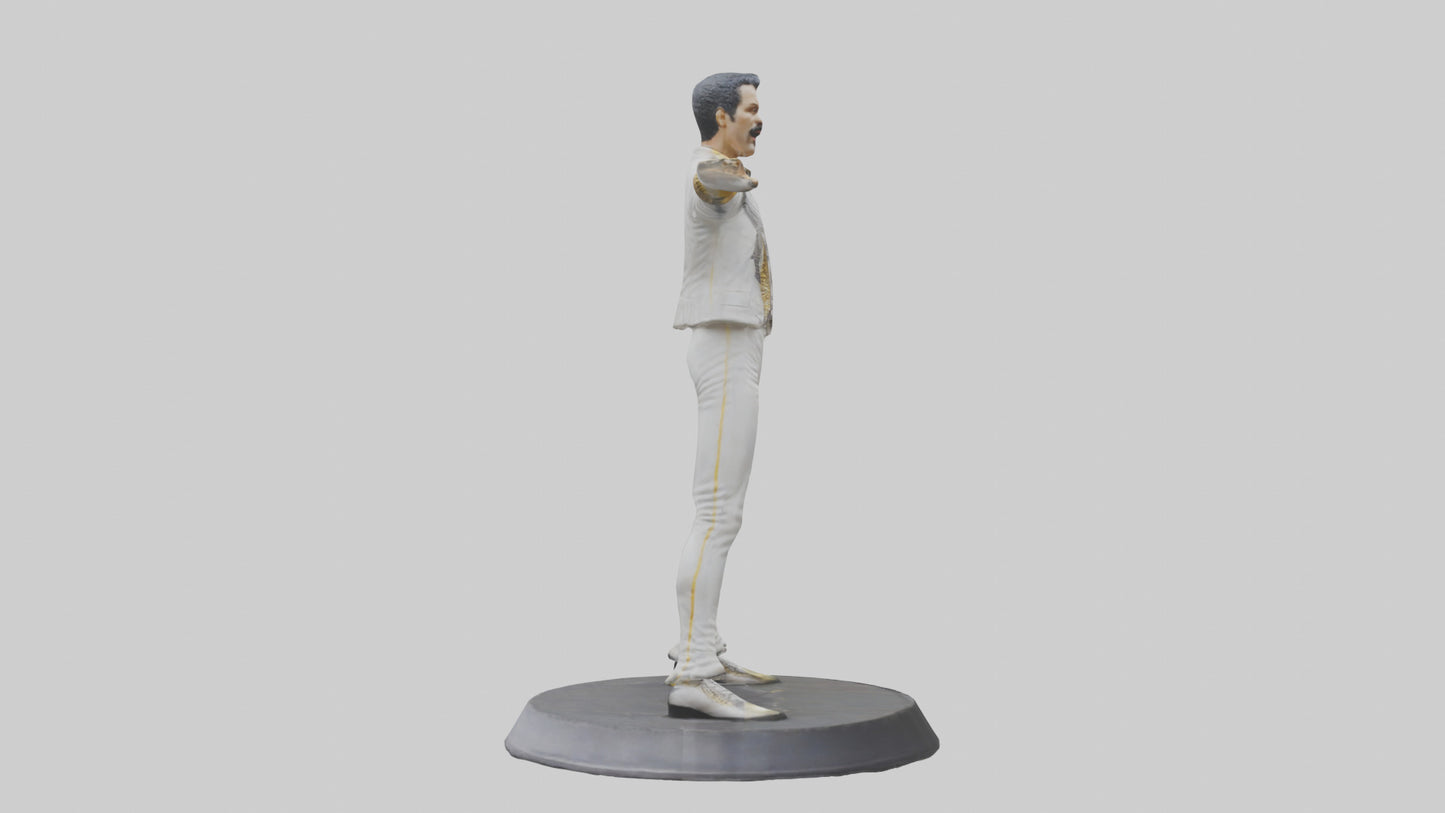 Freddie Mercury statue model 3D model
