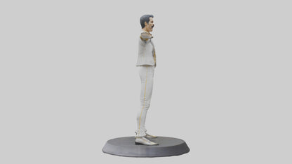 Freddie Mercury statue model 3D model
