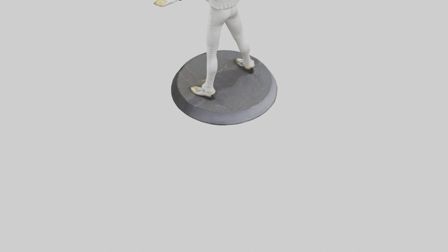 Freddie Mercury statue model 3D model