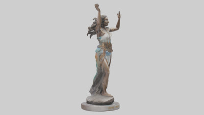 3D model Free Spirit Rising statue model VR / AR / low-poly