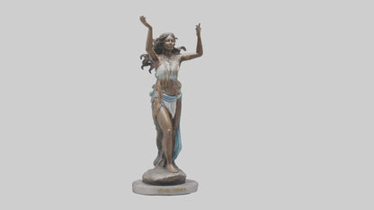 3D model Free Spirit Rising statue model VR / AR / low-poly