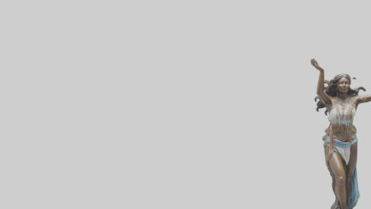 3D model Free Spirit Rising statue model VR / AR / low-poly