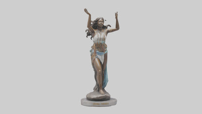 3D model Free Spirit Rising statue model VR / AR / low-poly