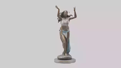 3D model Free Spirit Rising statue model VR / AR / low-poly