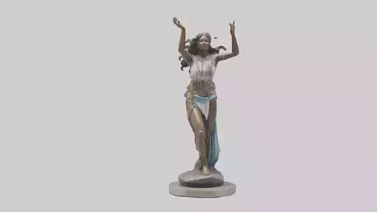 3D model Free Spirit Rising statue model VR / AR / low-poly
