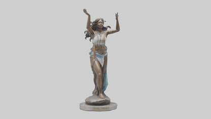 3D model Free Spirit Rising statue model VR / AR / low-poly