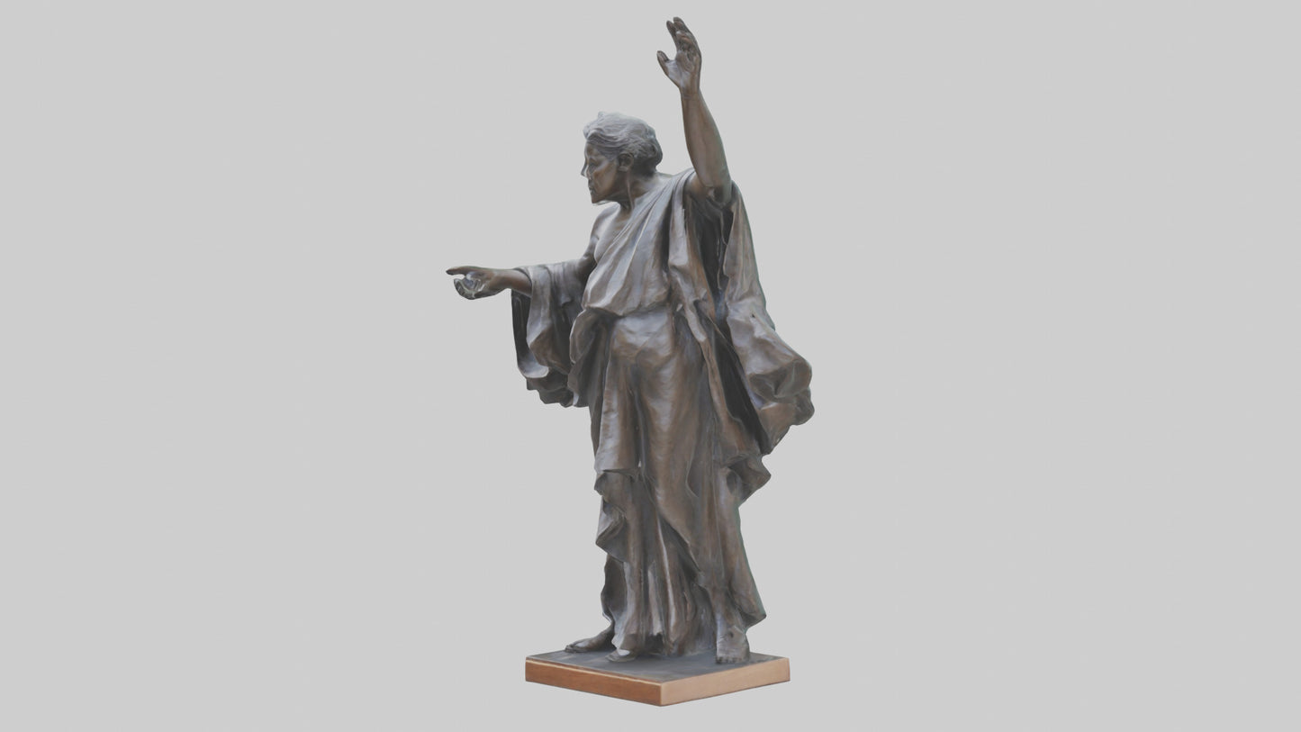 Freedman statue model 3D model