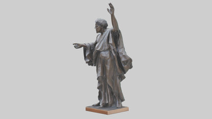 Freedman statue model 3D model