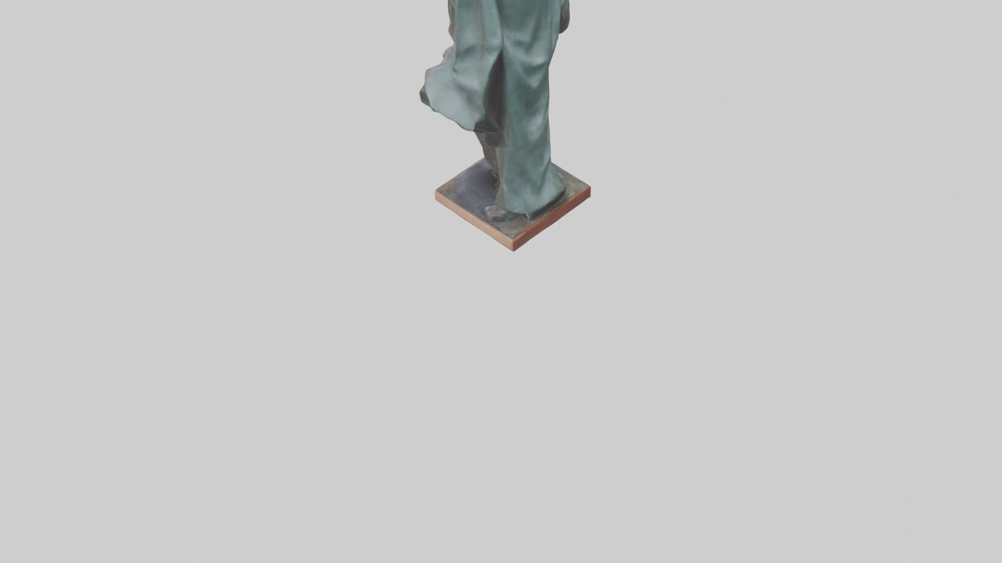 Freedman statue model 3D model