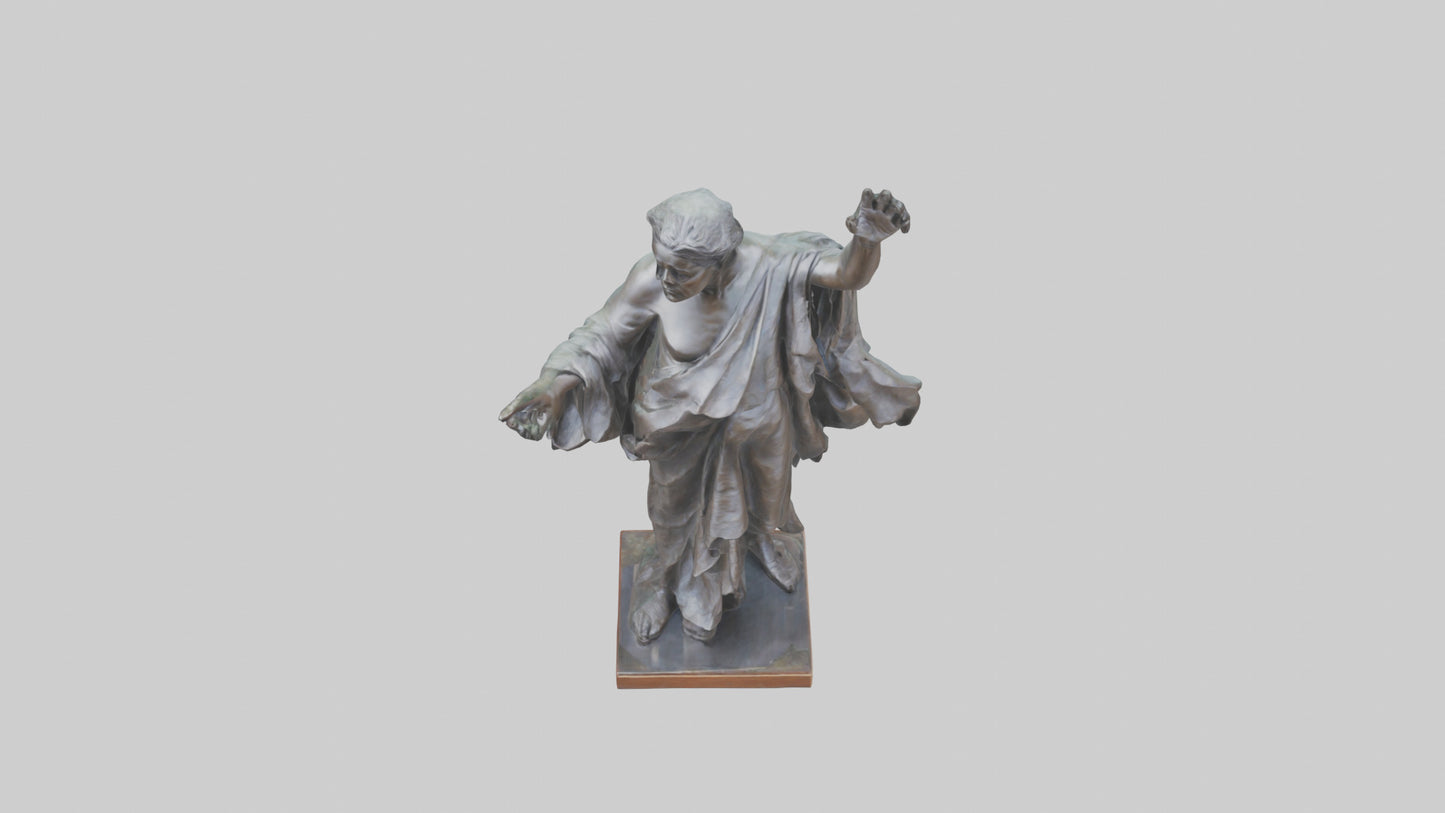 Freedman statue model 3D model