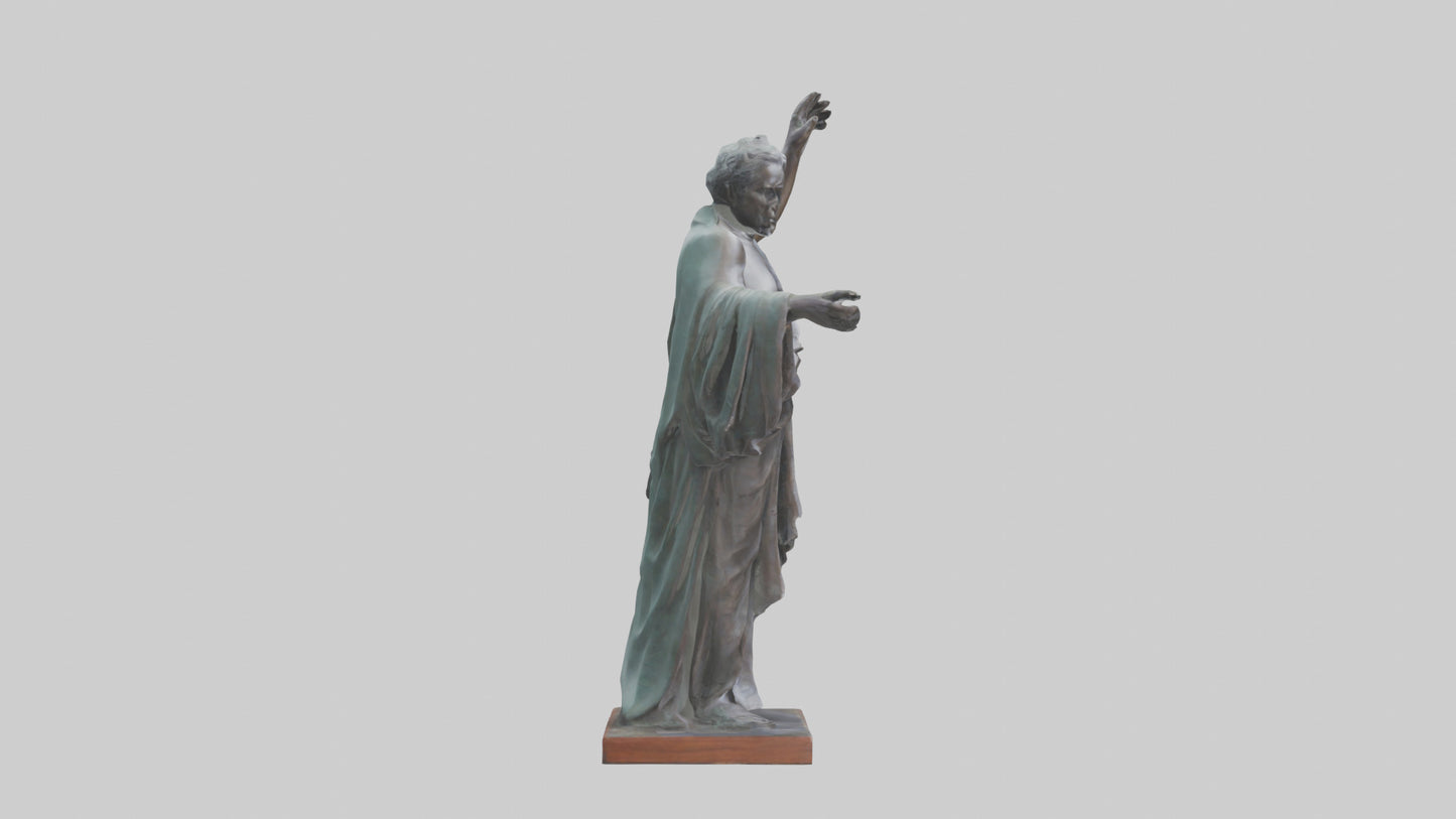 Freedman statue model 3D model