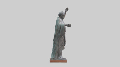 Freedman statue model 3D model