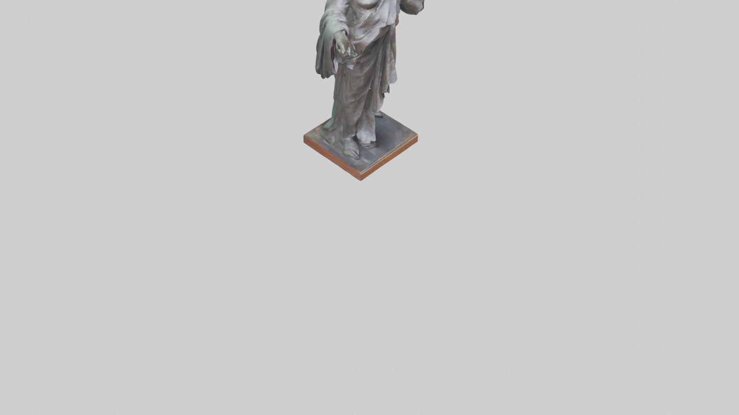 Freedman statue model 3D model