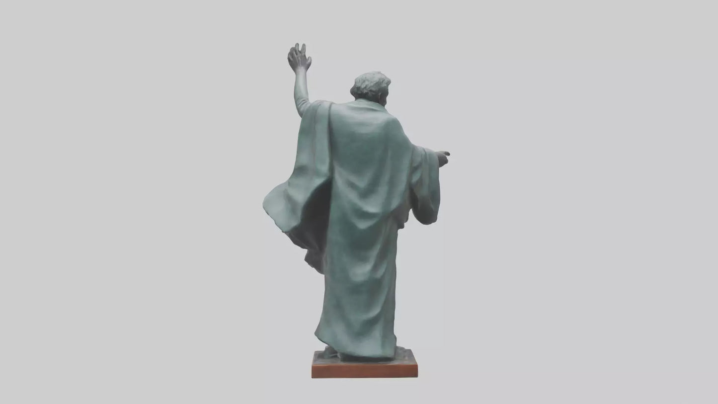 Freedman statue model 3D model