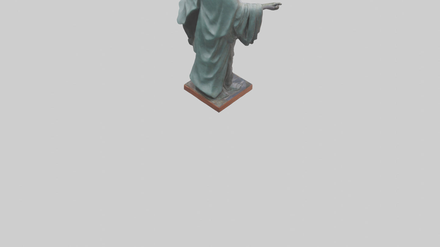 Freedman statue model 3D model