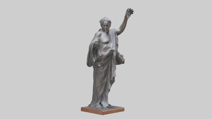 Freedman statue model 3D model