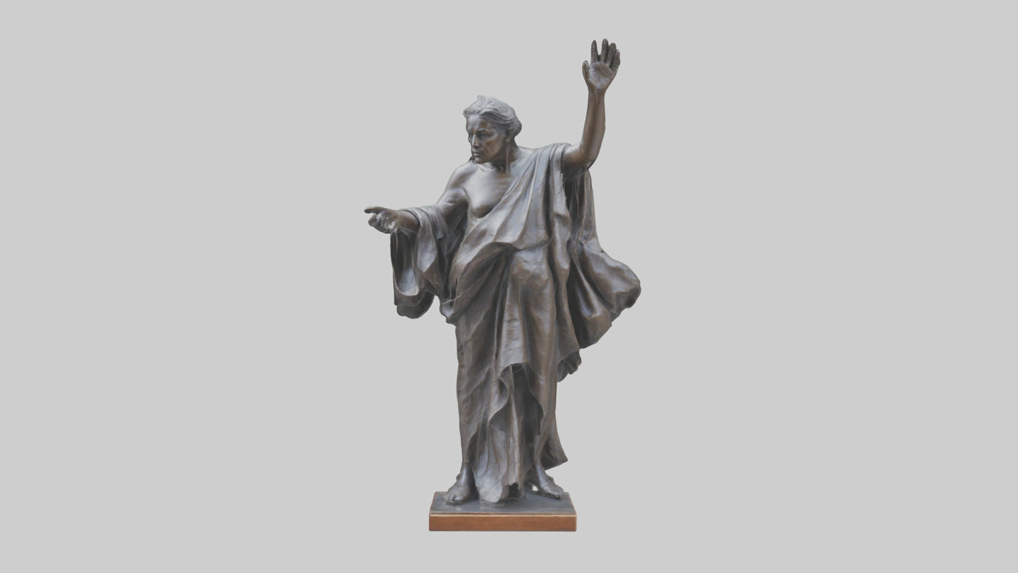 Freedman statue model 3D model