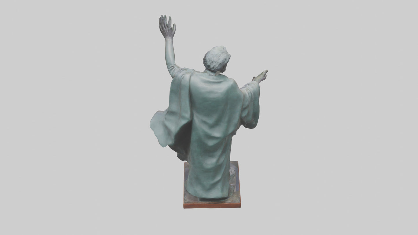 Freedman statue model 3D model