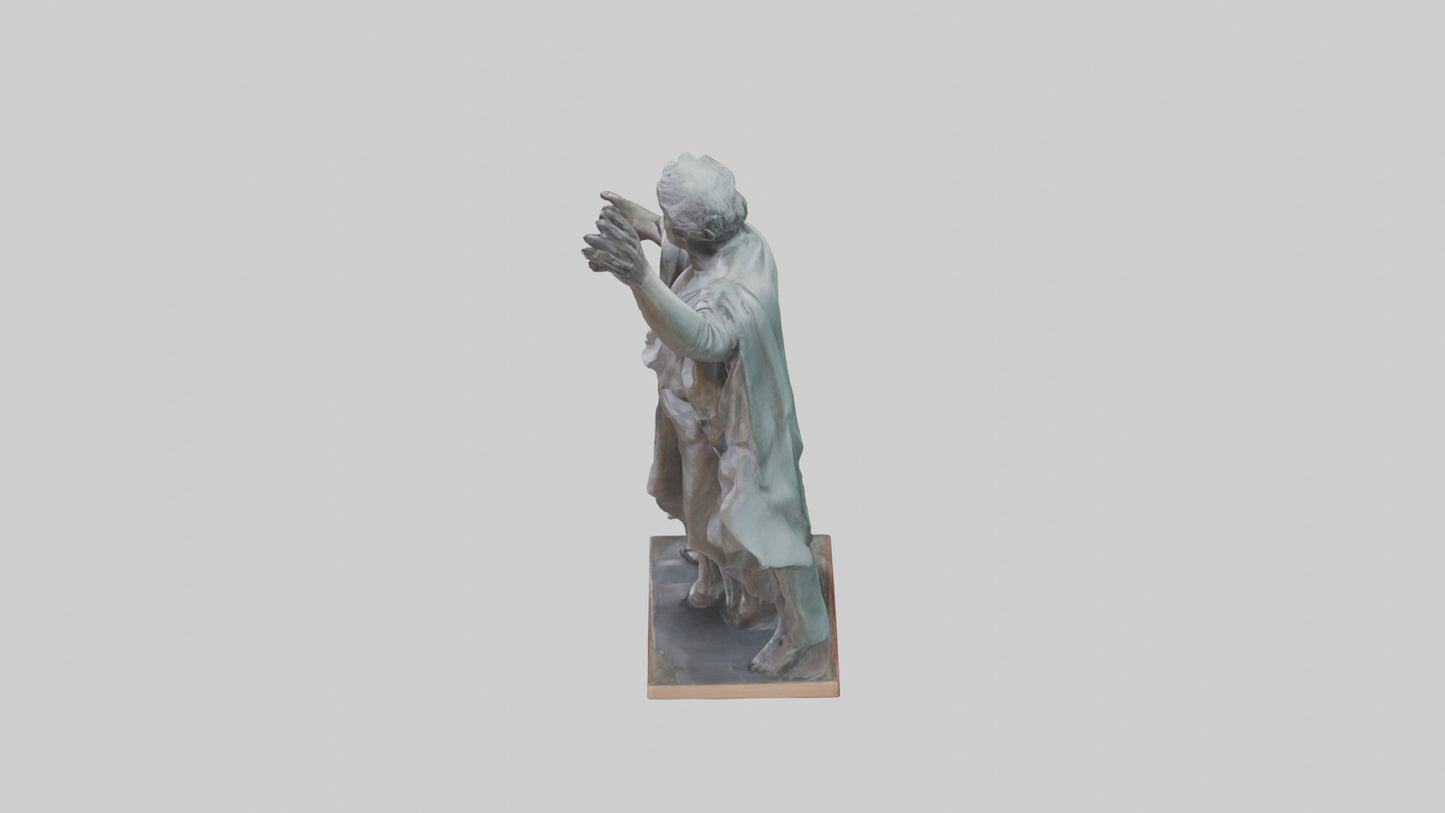 Freedman statue model 3D model