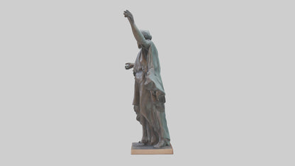 Freedman statue model 3D model