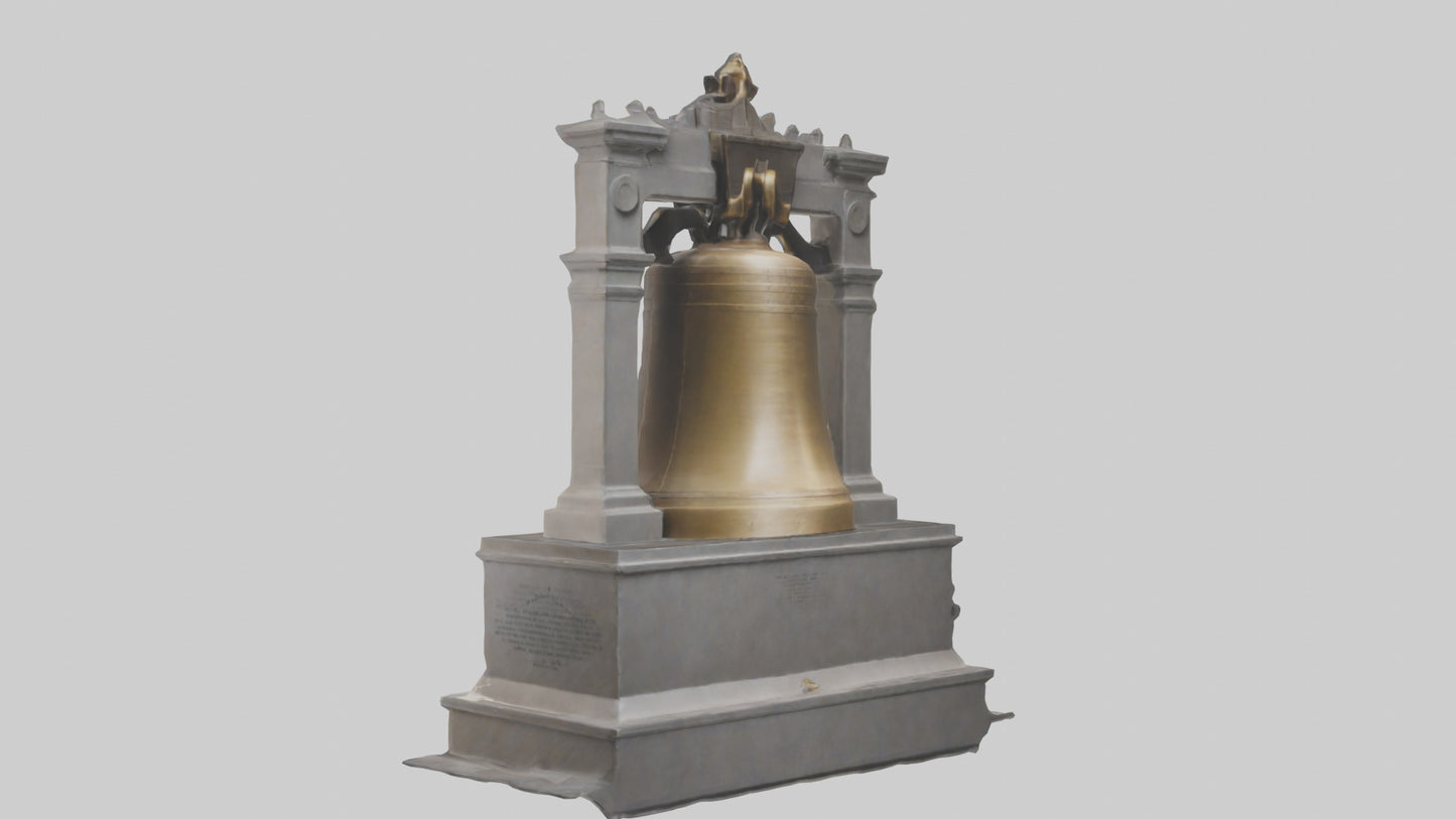 Freedom Bell monument model 3D model