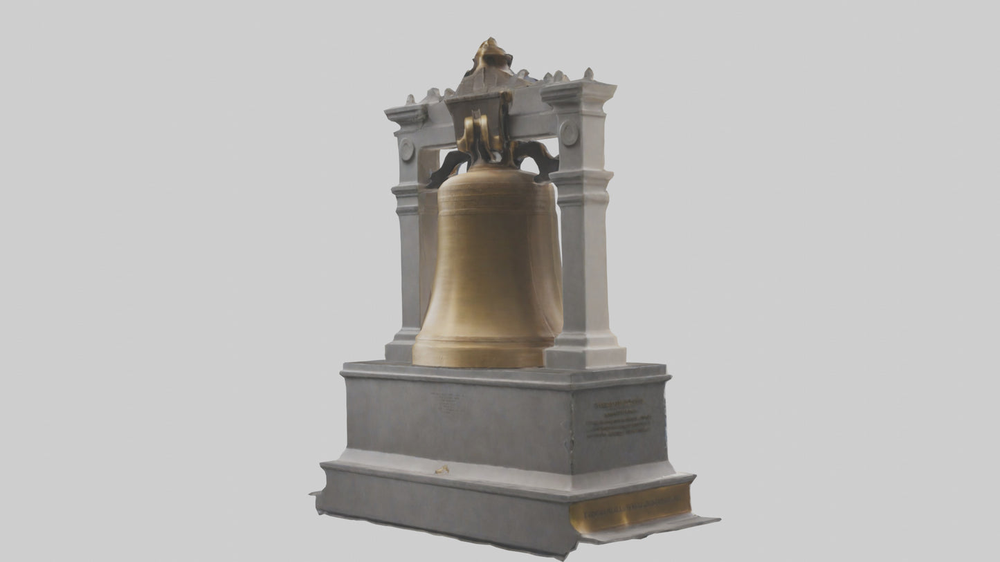 Freedom Bell monument model 3D model