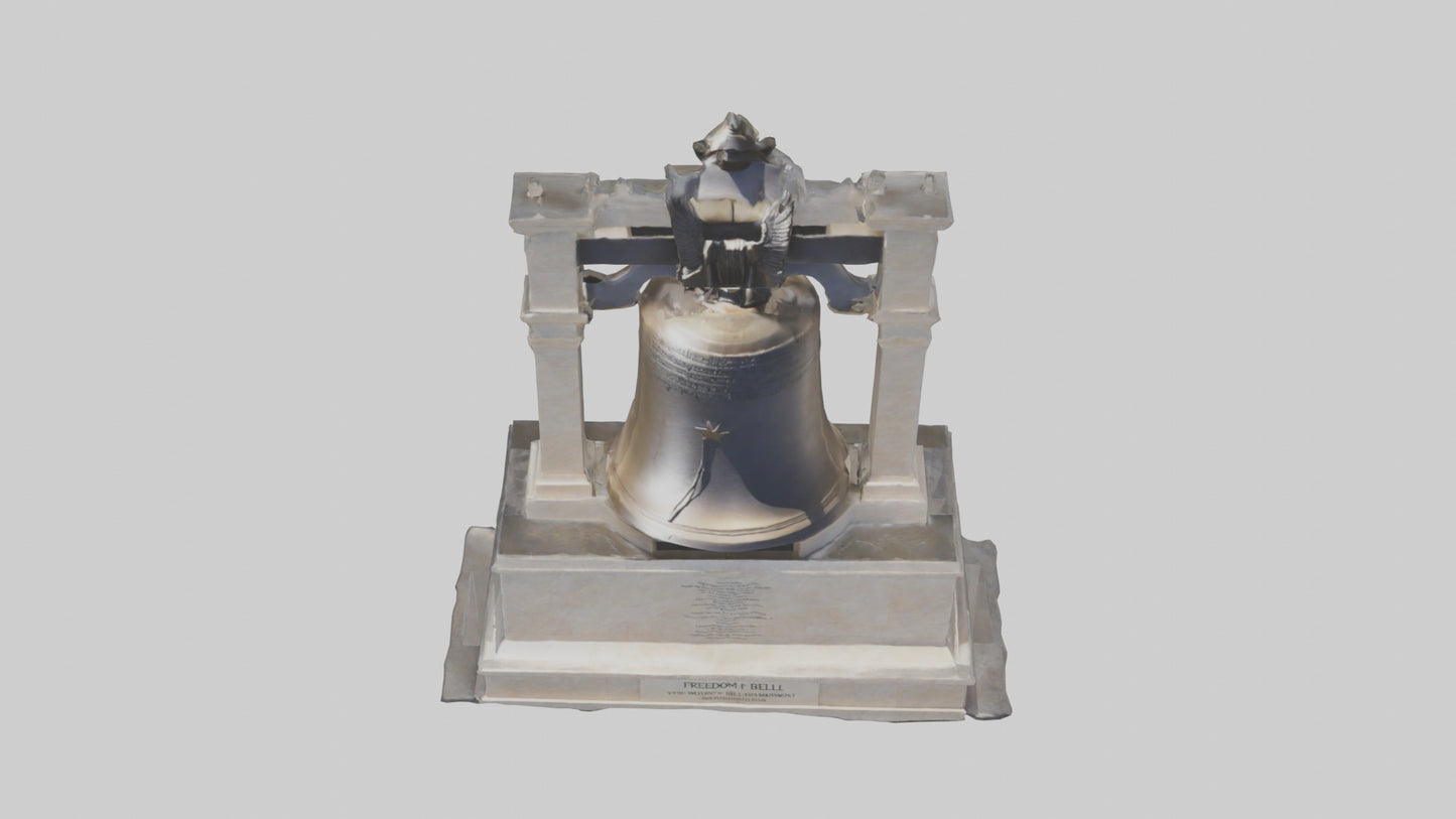 Freedom Bell monument model 3D model